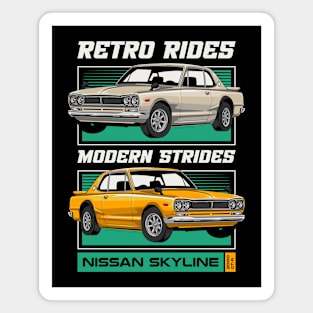 Iconic Skyline 2000 GTR Car Magnet